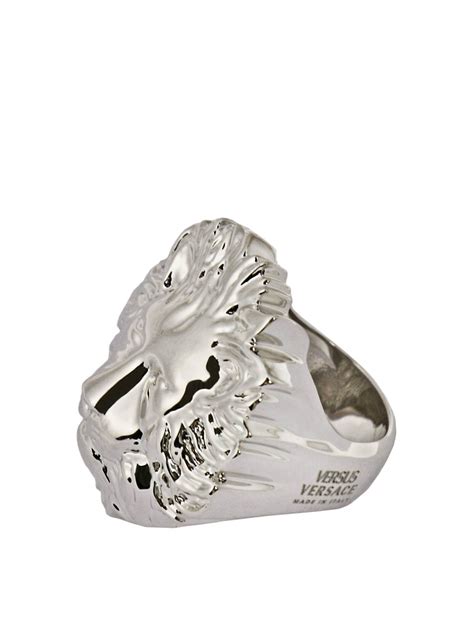 versus versace grand lion head ring|Versus Versace Men's Lion Ring .